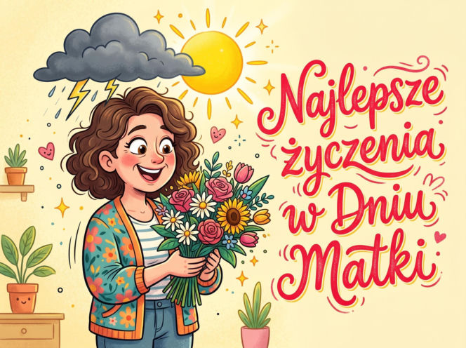 Śmieszna kartka na Dzień Matki
