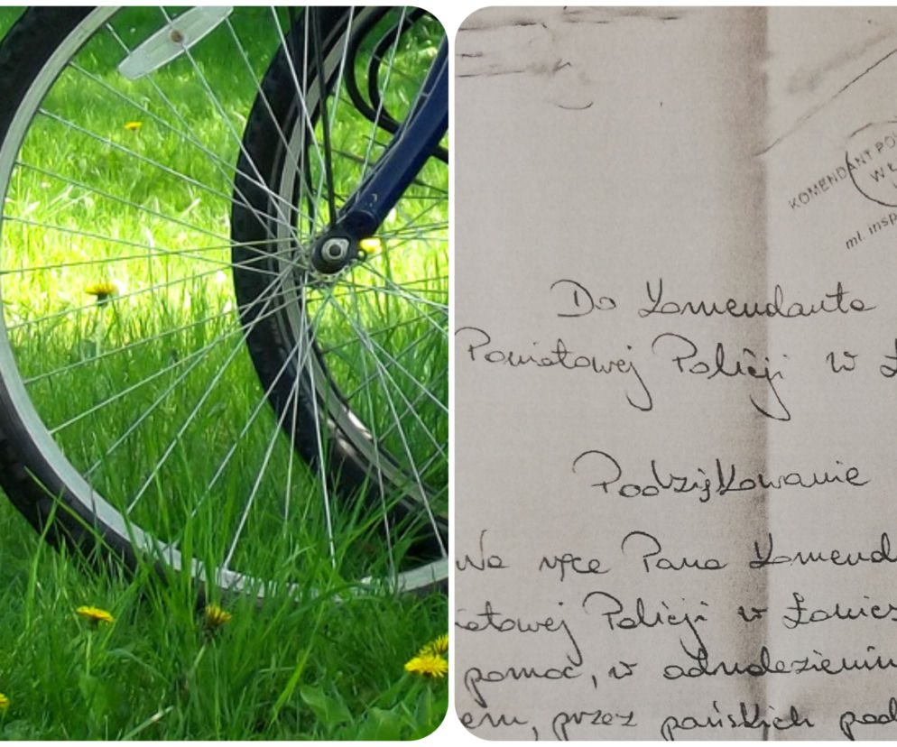 Łowicz: Policjanci odnaleźli skradziony rower. Wdzięczna właścicielka napisała list