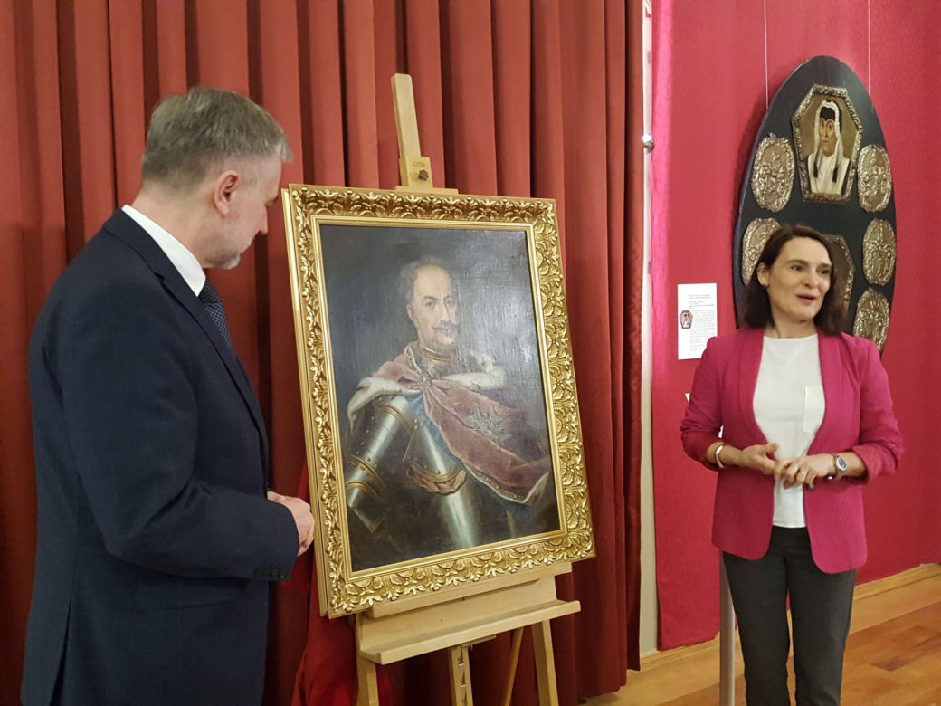 ​W Muzeum Okręgowym w Lesznie uroczyście odsłonięto portret króla Stanisława Leszczyńskiego