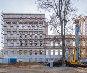 Kamienica na Wyspie Słodowej w przebudowie