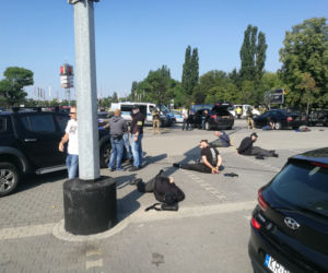 Wielka akcja policji i antyterrorystów na al. Pokoju w Krakowie