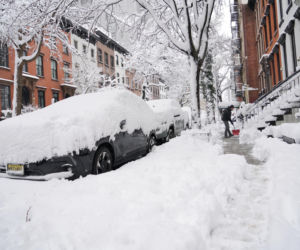 Wielka śnieżyca w Nowym Jorku! Zabronili podróży. Zobacz zdjęcia