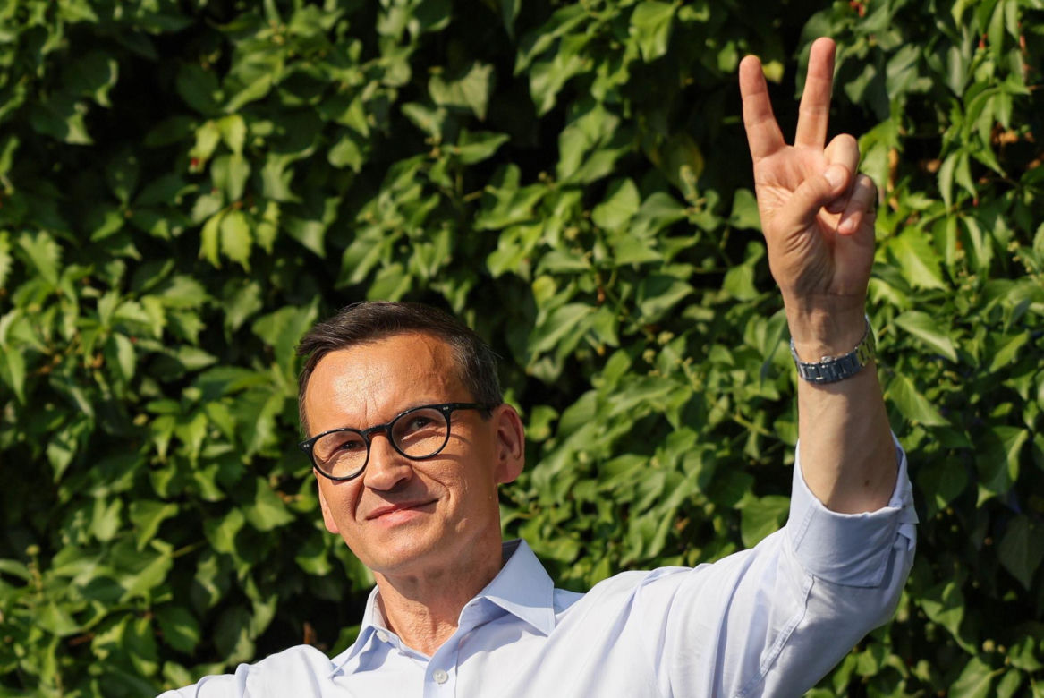 Tak grillował Morawiecki