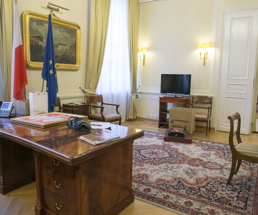 Tak wygląda gabinet Rafała Trzaskowskiego w ratuszu