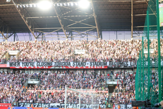 Górnik Zabrze - Ferencvaros: Zdjęcia kibiców z meczu 3. rundy eliminacji Ligi Europy