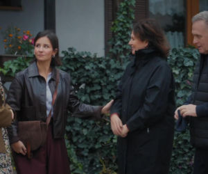 M jak miłość odc. 1920. Artur Rogowski (Robert Moskwa), Joanna (Dominika Sakowicz), Agnes (Amanda Mincewicz), Marysia (Małgorzata Pieńkowska)