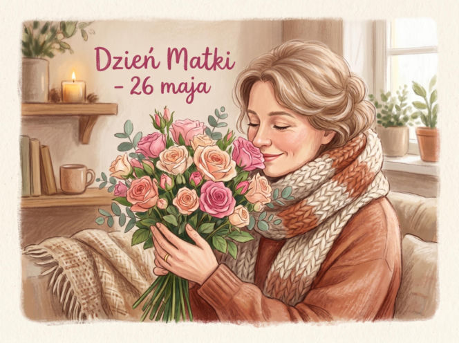 Kartka z życzeniami na Dzień Matki