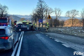 Wypadek na DK5. Osiem osób rannych