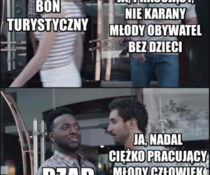 Bon turystyczny MEMY. Kiedy jesteś bezdzietnym, pracującym obywatelem... 