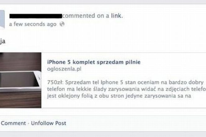 Wirusy na facebooku 