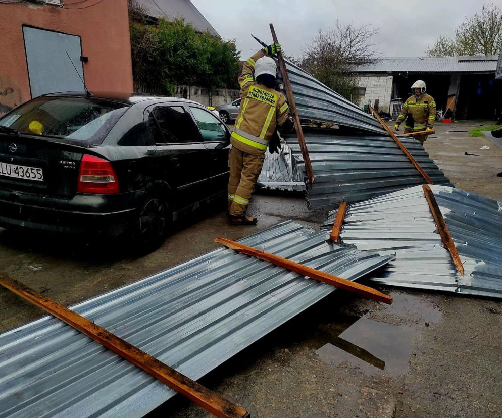 Potężne wichury w woj. lubelskim