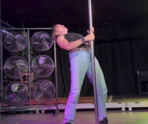 Pole dance na medal? Zillmann rozkręca sieć jak karuzelę