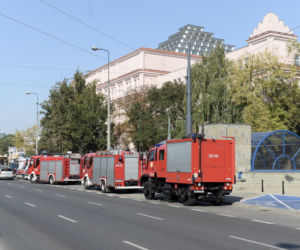 Wypadek na stacji metra Pole Mokotowskie