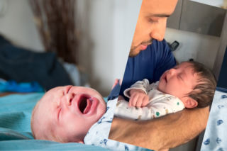 Ten tata uśpił niemowlę, jak za dotknięciem magicznej różdżki. Filmik pokochały miliony