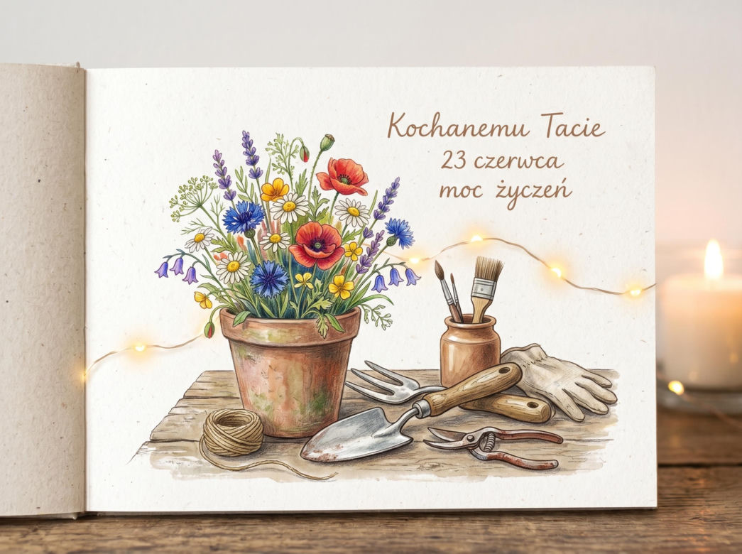 Kartka z życzeniami na Dzień Ojca