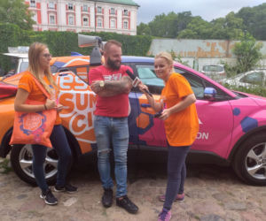 Patrol Eska Summer City przemierza Poznań