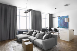 Tak mieszka Martin Fenin: nowoczesny apartament w samym sercu Pragi