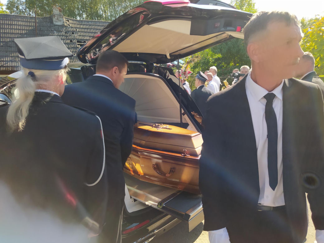 Pogrzeb księdza Stanisława w Grzęsce