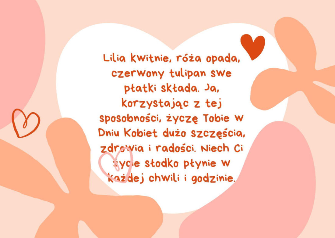 Fantastyczne kartki z życzeniami na DZIEŃ KOBIET. Duży wybór bezpłatnych obrazków na 8 marca [8.03.2025] Facebook, Messenger, WhatsApp