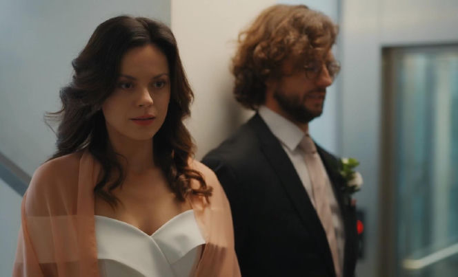 M jak miłość odc. 1924. Kasia (Paulina Lasota), Mariusz (Mateusz Mosiewicz)