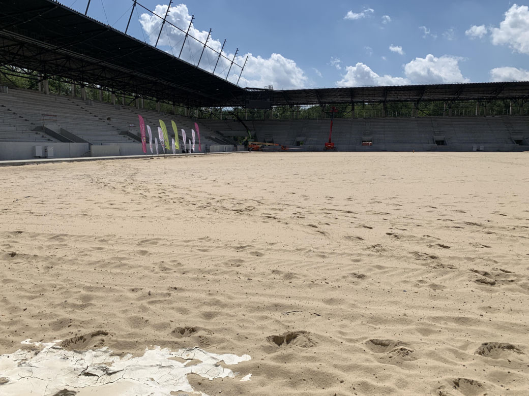 Nowy stadion GKS w Katowicach. Budowa