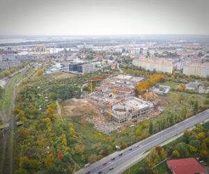 Budowa Fabryki Wody - październik 2020