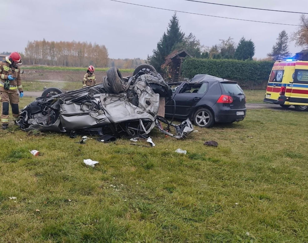Poważny wypadek w Gocławiu
