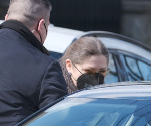 Krystyna Pawłowicz z wielkanocną święconką