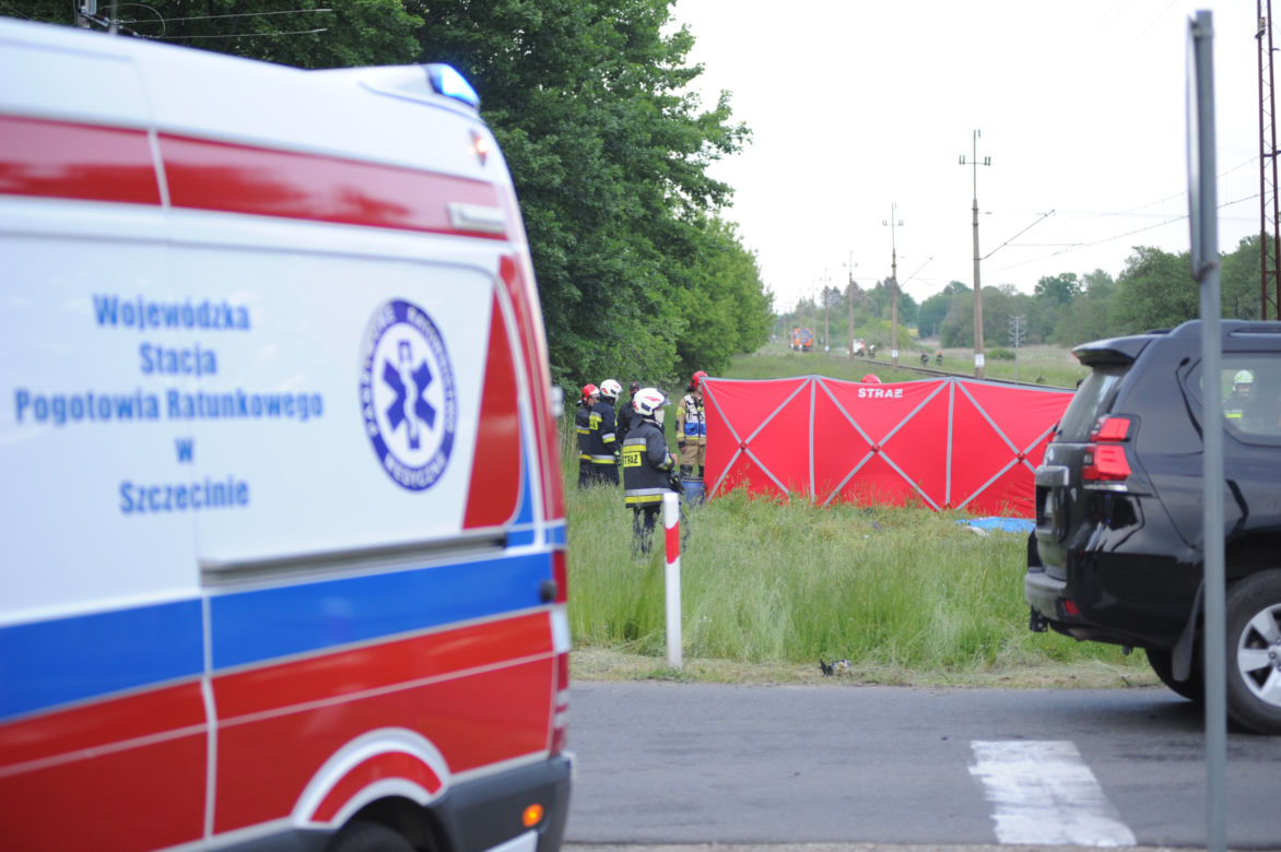 WYPADEK KOLEJOWY