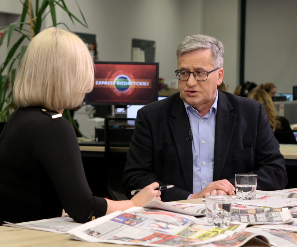 Bronisław Komorowski gościem Expressu Biedrzyckiej