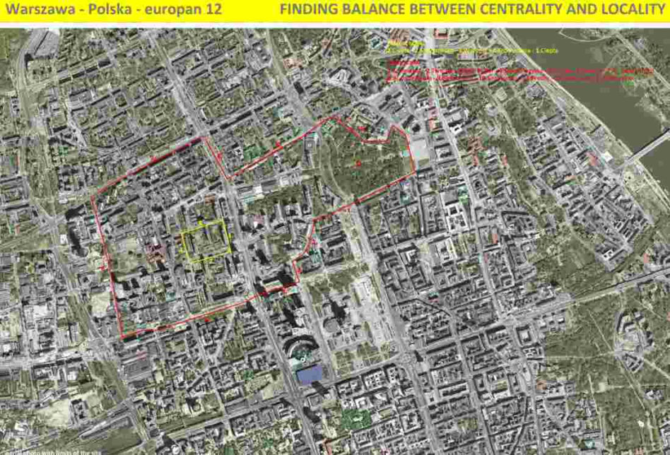 Europan 12: obszar bęący przedmiotem konkursu urbanistyczno - architektonicznego
