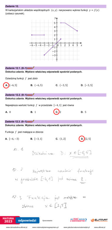 Matura 2023: matematyka. Arkusze CKE i odpowiedzi [Formuła 2023]	