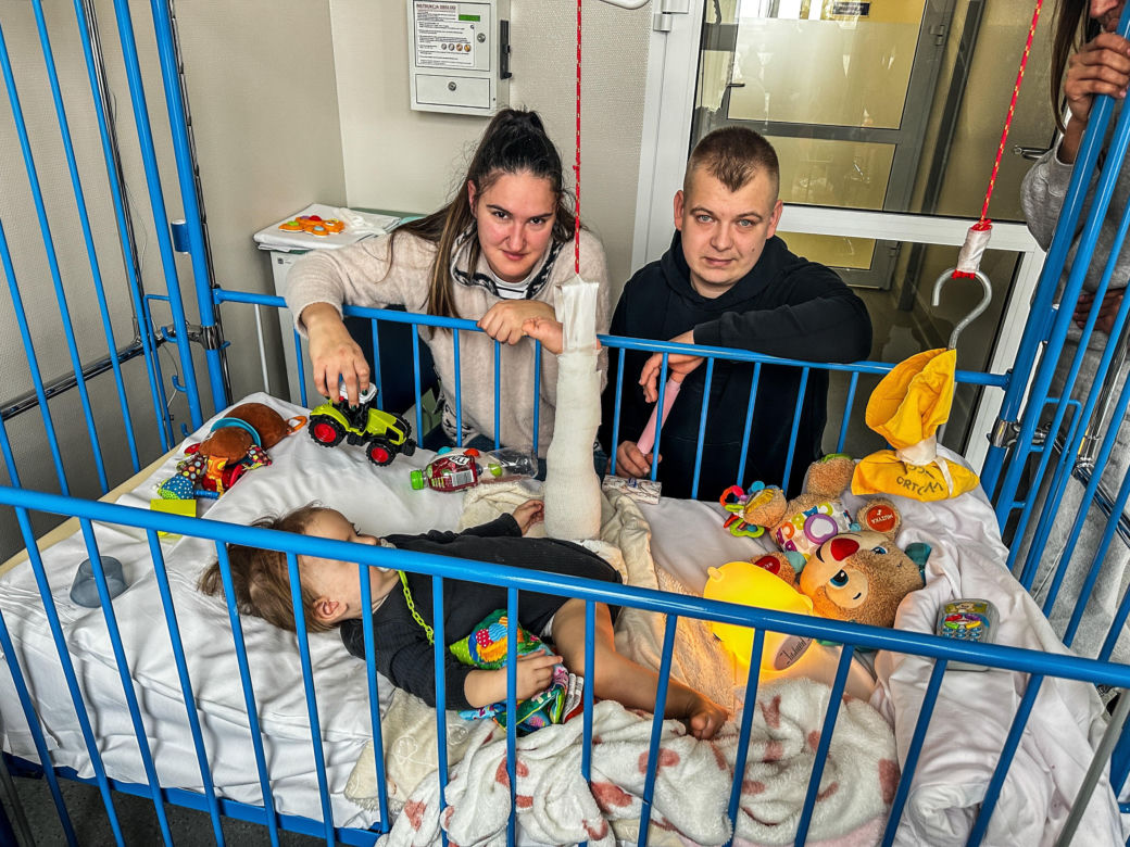 Wypadek w Ostródzie. Malutka Antonina godzinami czekała na pomoc