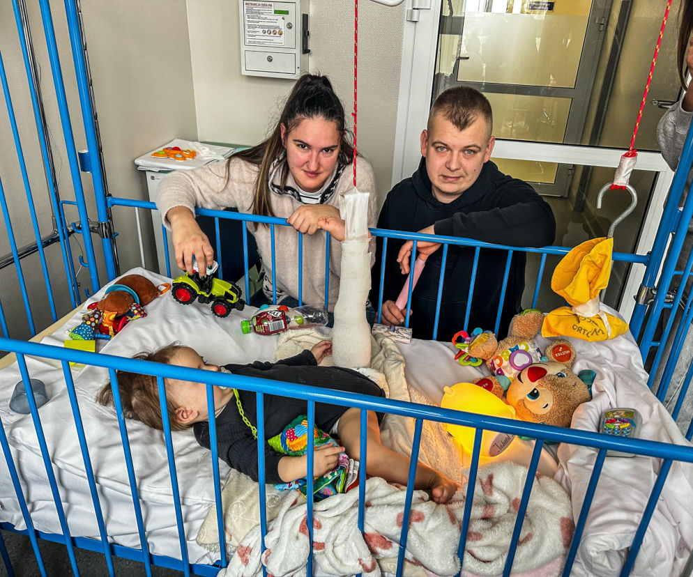 13-miesięczna Antonina ucierpiała w wypadku samochodowym. Godzinami czekała na pomoc