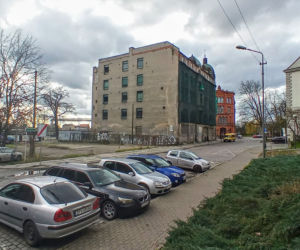 Stara drukarnia u zbiegu ulic Dworcowej i Św. Ducha