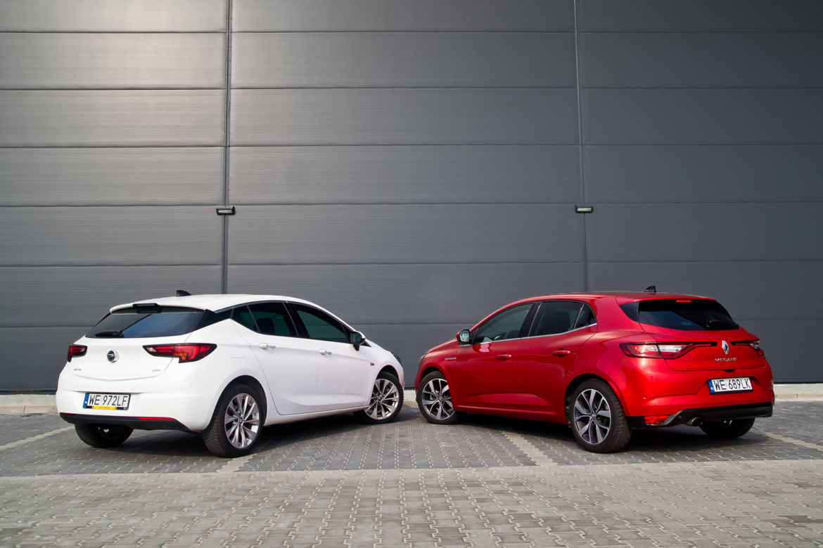 Opel Astra 1.6 CDTi Elite, Renault Megane 1.2 TCe Bose 