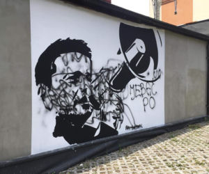 Katowice: Mural z Rafałem Trzaskowskim nie przetrwał nawet kilku godzin. Wandale już go zdewastowali [ZDJĘCIA]