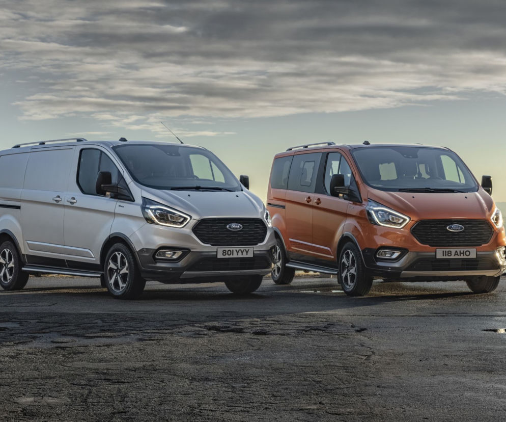 Ford Transit i Transit Custom w wersji Trail oraz Active