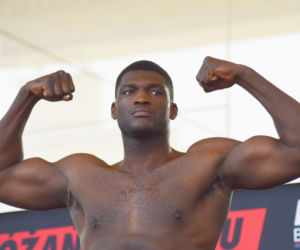KnockOut Boxing Night 7 - Rzeszów (ważenie) - Izu Ugonoh