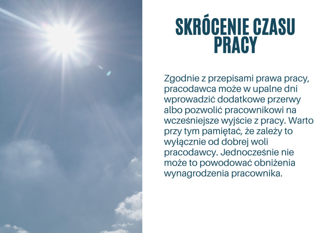 Praca w upale. Co musi zapewnić pracodawca? Jakie przywileje ma pracownik?