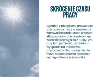 Praca w upale. Co musi zapewnić pracodawca? Jakie przywileje ma pracownik?