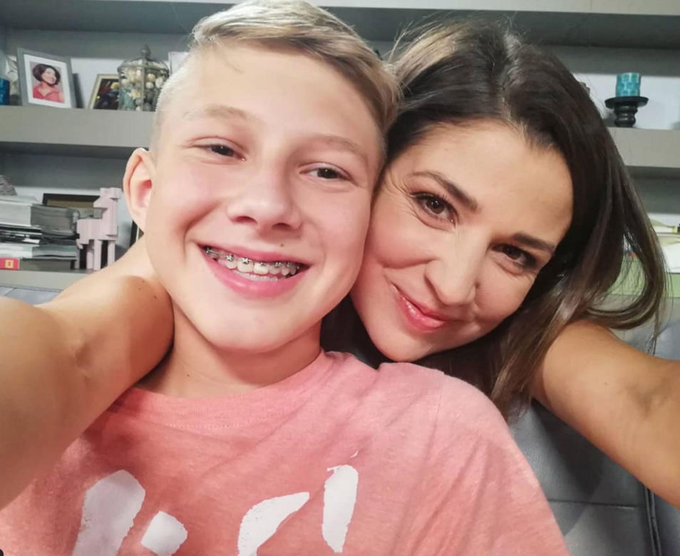 "Pierwsza miłość" Tomek (Oskar Wojciechowski), Kinga (Aleksandra Zienkiewicz)