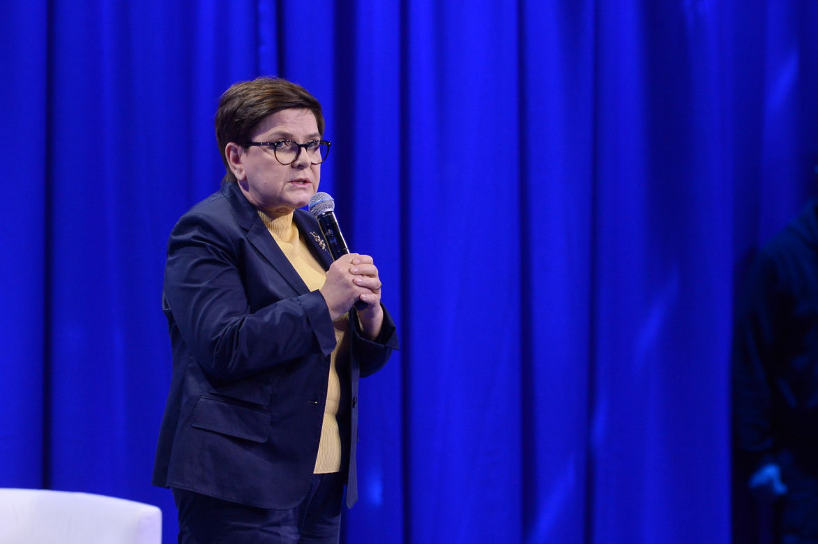 Beata Szydło na konwencji PiS
