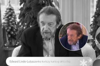 Edward Linde-Lubaszenko na ostatnich zdjęciach. Niespełna 2 miesiące przed śmiercią pojawił się przed kamerami Dzień dobry TVN