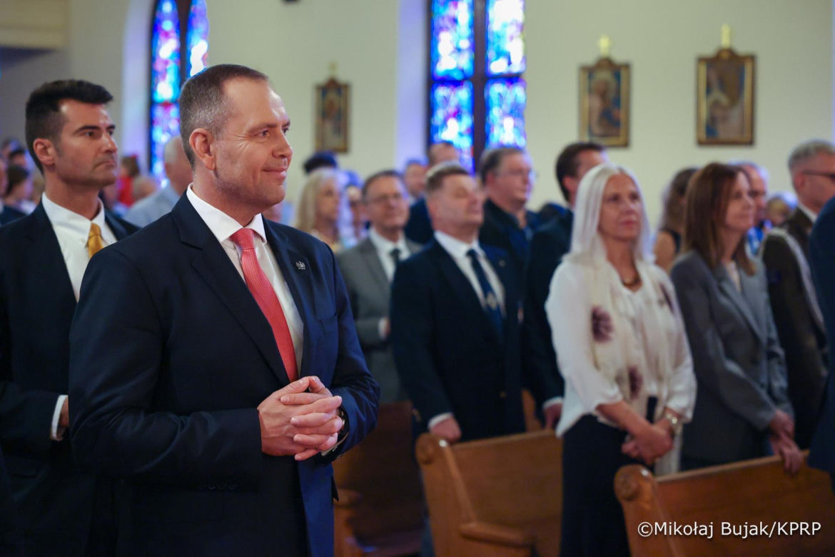 Prezydent Karol Nawrocki uczestniczył w mszy w polskim kościele w Silver Spring w stanie Maryland