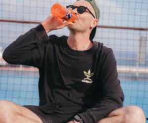 Zagraliśmy w kosza na dachu statku!