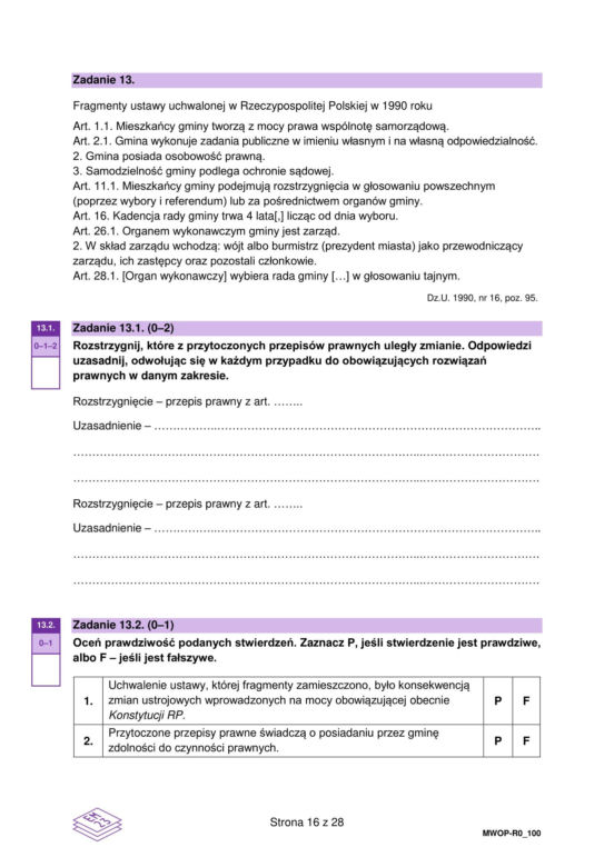 Matura 2024: WOS poziom rozszerzony, ODPOWIEDZI i ARKUSZE CKE do ściągnięcia NOWA FORMUŁA 2023
