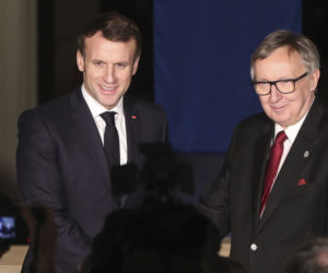 Macron w Krakowie