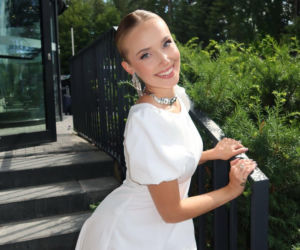 Miss Polski Oliwia Mikulska na stadionie i nie tylko