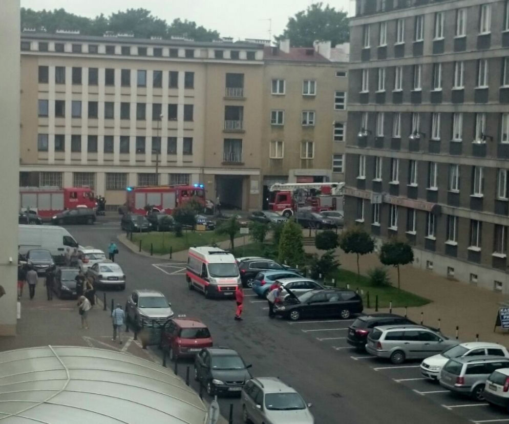 Straż pożarna zabezpieczała trzy budynki w Lublinie